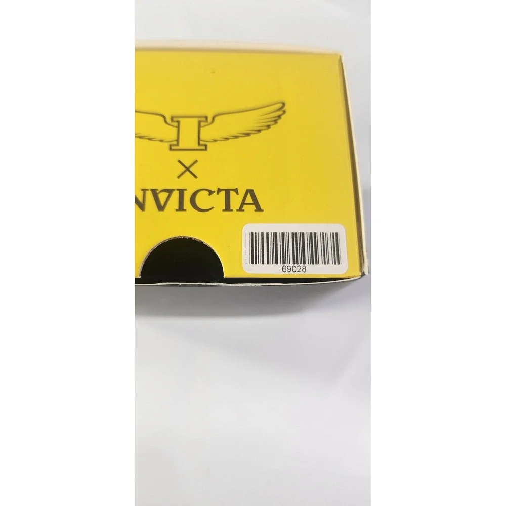 Invicta 79009 Mens Chronograph Watch Black Gold Tone Dial Japanese Movement NEW